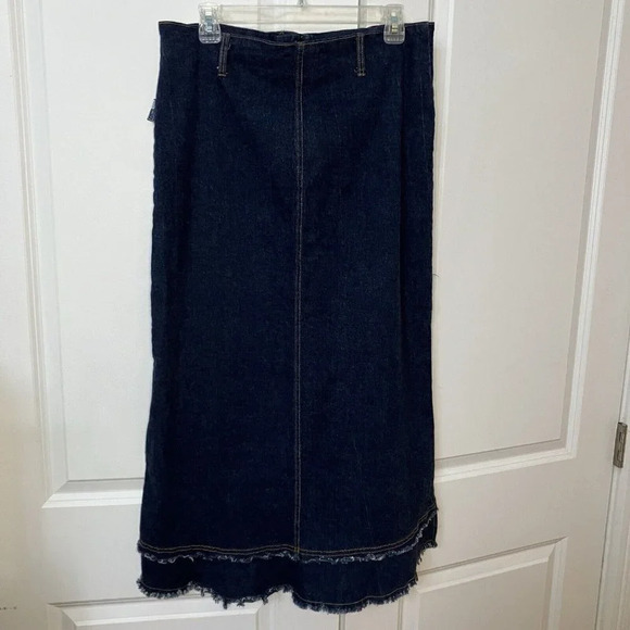 Vintage Tutti Chicca Blue Denim Embroidered Sunrise Celestial Whimsigoth - Picture 2 of 6